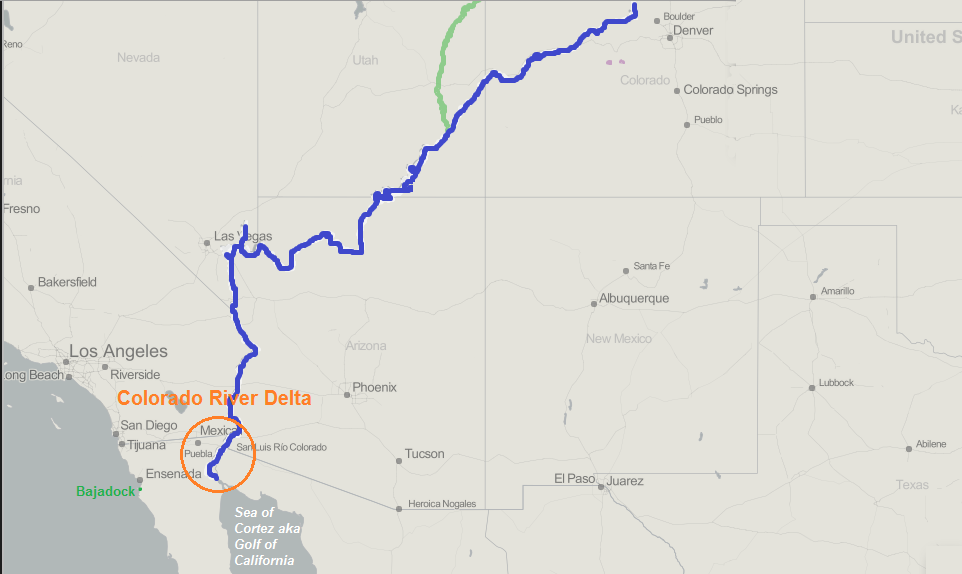 Colorado River Map
